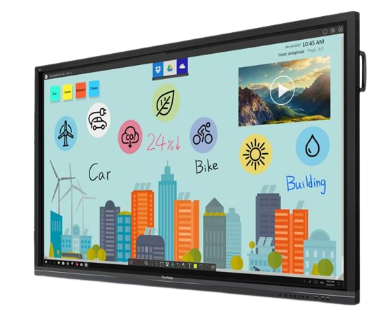 Digital Interactive Flat Panel Display