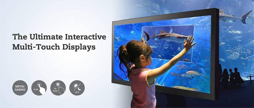 Digital Interactive Flat Panel Display