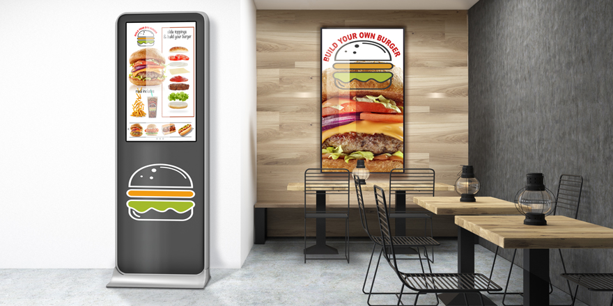 Digital Standee For Restaurant 