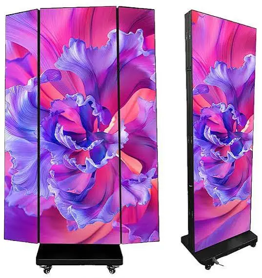 Tri Fold LED Standee On Rent