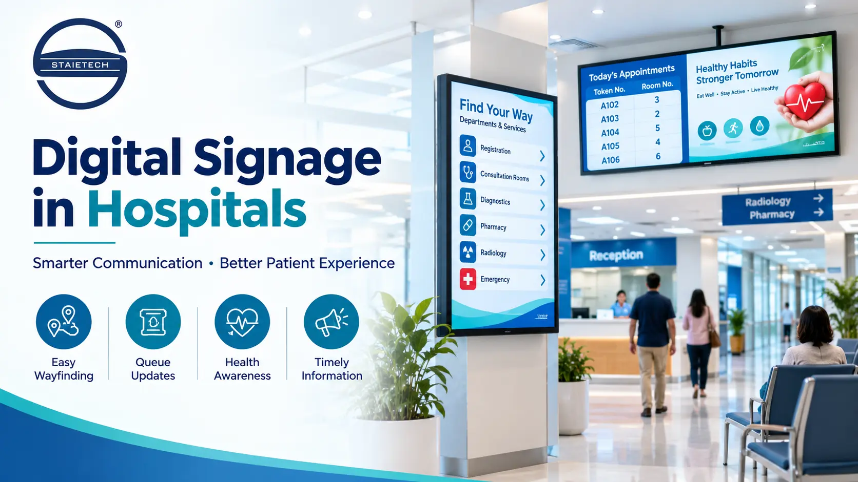 You are currently viewing How Digital Signage Is Transforming Communication in Hospitals
